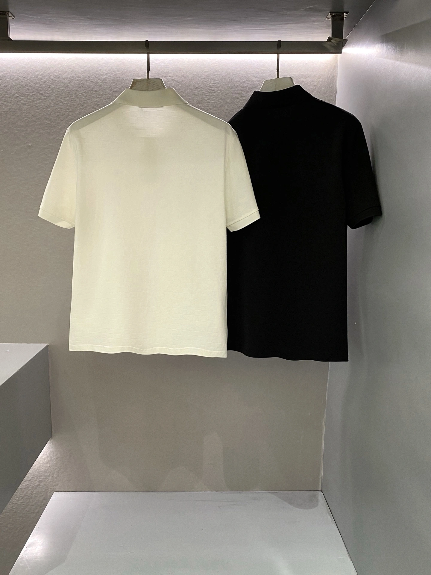 wg.luxury- 8V Damier embroidery Polo 2Colour item:E-F361G1018-2